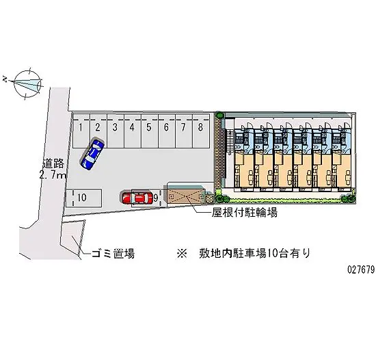 ★手数料０円★糟屋郡志免町別府西２丁目　月極駐車場（LP）